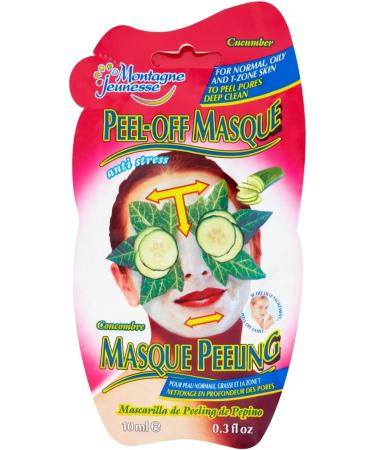 3 Sachets of Montagne Jeunesse 7th Heaven Peel-Off Face Mask Cucumber 10ml for Combination & Normal Skin - Buy Online on GoSupps.com