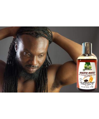 Fountain Mighty Roots Organic Edge Growth Treatment Jamaican Black Castor & Pimento Oil Satin Cap 4 oz - Boost Hair Growth Up to 3x - Buy Online on GoSupps.com