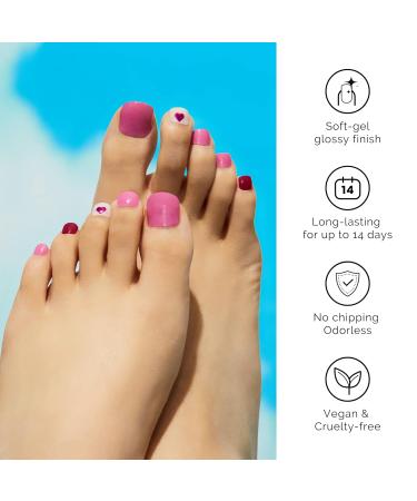 Self-Adhesive Nail Film - 32 Toothed Gel Nail Wraps | UV Hardening | Perfect Gifts for Women & Girls - Buy Online on GoSupps.com