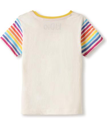 KIDio Organic Cotton Baby T-Shirt Applique | Boy Girl Summer Tee (0-4 Years) - 12-18 Months White - Buy Online on GoSupps.com