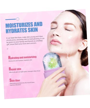 Buy Silicone Face Ice Roller Tray - Facial Massager & Skin Care Tool 11.5x7cm - Purple - Shop Internationally - Buy Online on GoSupps.com