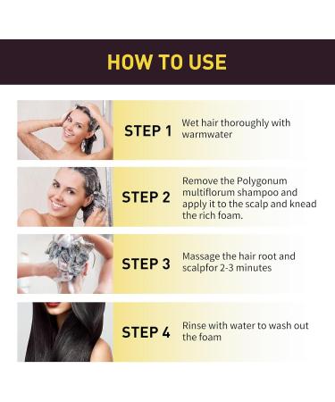 Lot de 2 shampooings pour la teinture des cheveux shampooing naturel pour cheveux noirs 3-en-1 shampooing colorant hydratation des cheveux noir et marron 2 pi ces *100 ml hair2 - Buy Online on GoSupps.com