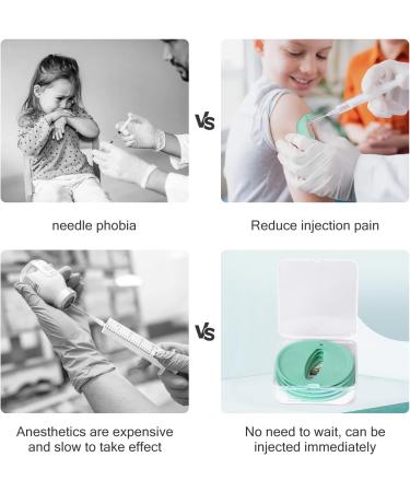 Shot Blocker for Pain Relief | Reusable Injection Pad for Kids & Adults - Green - Buy Online on GoSupps.com