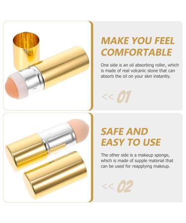 Beaupretty Volcanic Stone Oil-Absorbing Ball Roller - Facial Massaging Tool for Oil Control & Skin Care - Buy Online on GoSupps.com