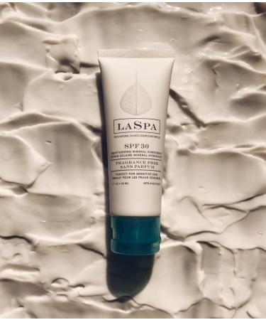 LASPA SPF30 Mineral Sunscreen | Broad Spectrum UVA/UVB Protection for Sensitive Skin | Non-Comedogenic Fragrance-Free & Hypoallergenic | 2.7oz - Buy Online on GoSupps.com
