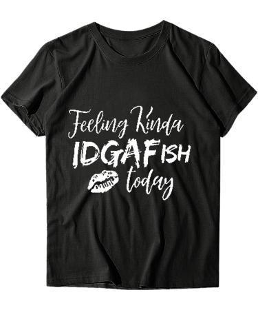 Vintage Dog Mom Graphic Tee | Trendy O-Neck Travel Top | Funny Offensive T-Shirt for Women | Black Small - Buy Online on GoSupps.com