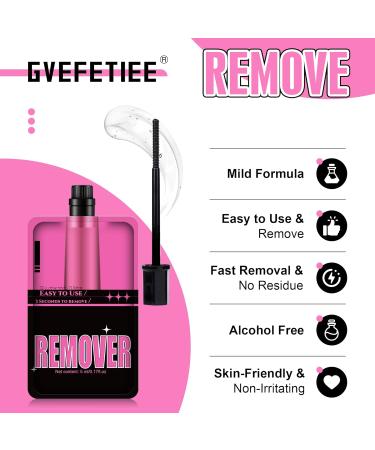 15ML Strong Hold Eyelash Extension Kit by GVEFETIEE - Waterproof Lash Bond & Seal & Remover for Individual Lashes Clusters - Buy Online on GoSupps.com