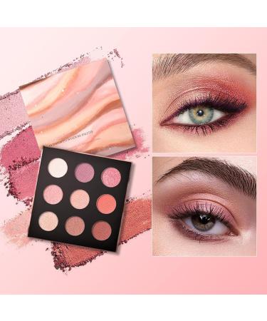 matte glitter makeup - matte glitter makeup - eye makeup 9 colors long lasting natural colors make up eye shadows at Pw tools - Buy Online on GoSupps.com