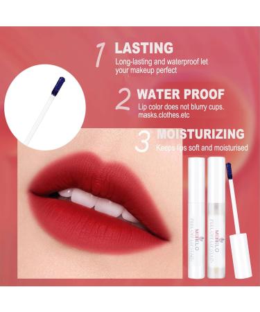 GL-TURELIFES Peel Off Red Lip Gloss Set - Long Lasting Waterproof Lipstick Kit with Stain & Moisturizer | International Shipping Available - Buy Online on GoSupps.com