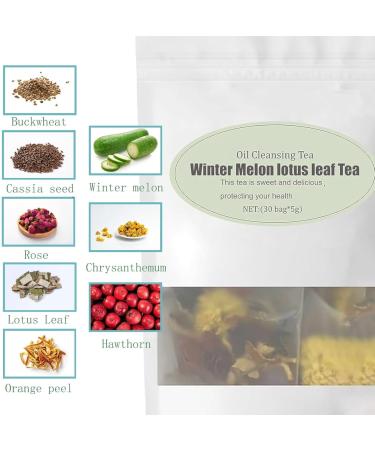 moytarcp Winter Melon Lotus Leaf Tea Oil Cleansing Tea10 Ingredients Blend Formula two bags - Buy Online on GoSupps.com