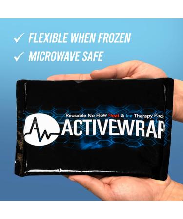ActiveWrap Large Reusable Gel Hot Cold Packs for Pain Management & Injury Recovery - Buy Online on GoSupps.com