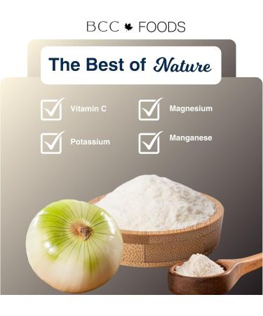 Onion Powder 200g Premium Quality Non-GMO Gluten-Free Finely Ground for Cooking Fries Seasoning and Marinades Rich Flavor and Aroma No Additives - Buy Online on GoSupps.com