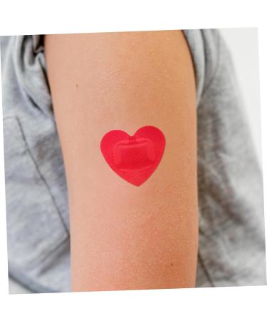 Beaupretty 25pcs Heart Shaped Adhesive Bandages - Cute Portable Injury Care Patches for Home Use - Buy Online on GoSupps.com