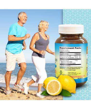 Zinc Lozenge with Vitamin C - 60 Chewable Tablets for Immune Support | Natural Health Goodies - Buy Online on GoSupps.com