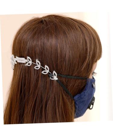Healvian Strass Earring Mask Set | Adjustable Ear Hooks & Accessories for Comfort | Stylish Mask Band & Hearing Protection - Buy Online on GoSupps.com