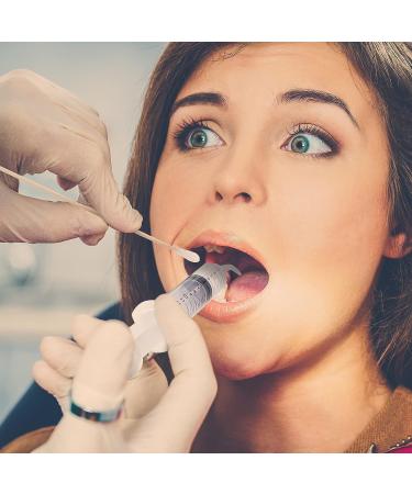 Complete Tonsil Stone Removal Set - Stainless Steel Tool, LED Remover, Swabs, Irrigator Syringe - Pink - Buy Online on GoSupps.com