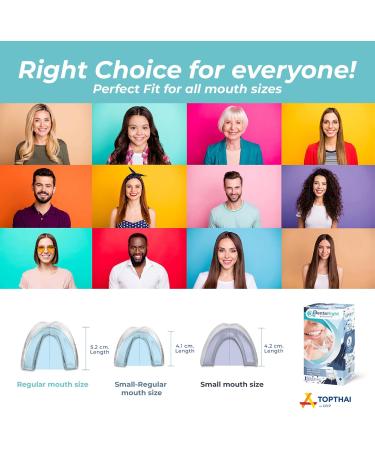Premium Dental Mouthguard for Bruxism & Teeth Grinding - 6 Pack (3 Sizes) | Moldable Trimmable Night Guard - Buy Online on GoSupps.com