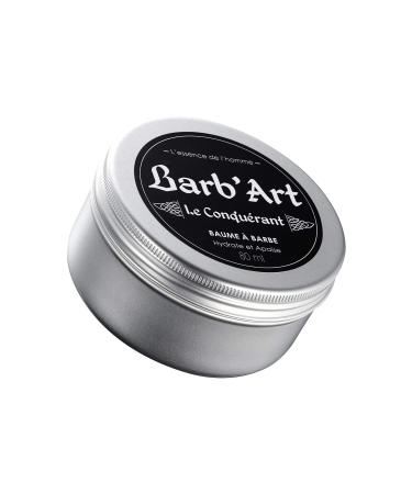 Barb'Art Barb'Art - Fabulous Beard Balm Ideal for Long or Mid-Length Beards Organic Argan Oil "Le Conquerant" 80 ml