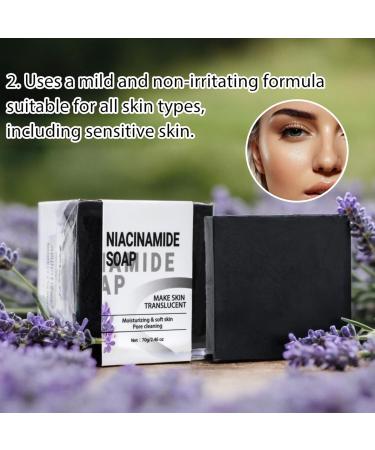 Natural Niacinamide Cleansing Soap Bar Brightening Niacinamide Soap with Coconut Oil Niacinamide Skin Whitening Soap for Dark Spots Moisturizing Soap with Niacinamide Reduces Oiliness - Buy Online on GoSupps.com