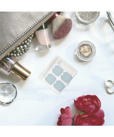 Heallily 4-Piece Colored Contact Lenses Case - Travel-Friendly Durable ABS Holder for Eye Care & Lens Storage - Buy Online on GoSupps.com