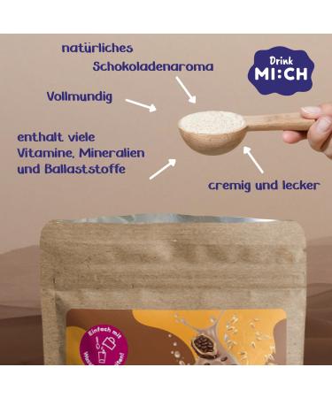 Buy Drink Mi: CH Oat Drink Powder Cocoa 250g - Vegan Sugar-Free Eco-Friendly Chocolate Mix - Makes 2 Liters 85% Less Packaging Waste - Buy Online on GoSupps.com