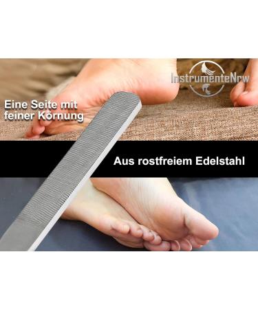 Premium Stainless Steel 4-Sided Callus Rasp & Remover - Effective Callus File for Smooth Feet | International Shipping - Buy Online on GoSupps.com