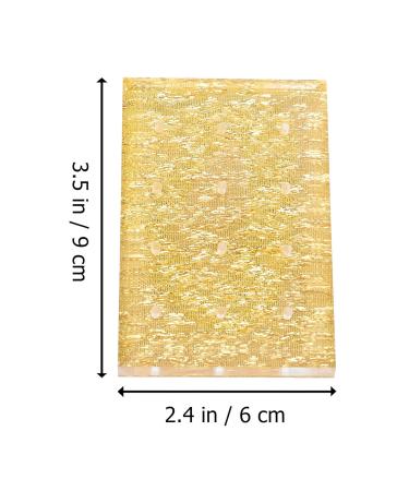 Beaupretty Acrylic Nail Drill Holder - 12-Hole Manicure Tool Organizer for Salon & Home Use | Golden 9x6 cm - Buy Online on GoSupps.com