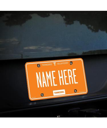 Tennessee Volunteers Personalized Metal Auto Tag - NCAA Licensed 8.5 x 11 for Truck/Car/SUV - Buy Online on GoSupps.com
