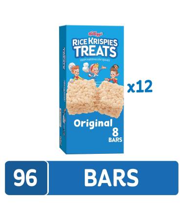 Rice Krispies Treats Crispy Marshmallow Squares Kids Snacks Cereal Bars 96 Bar - Pack Of 12 - Buy Online on GoSupps.com