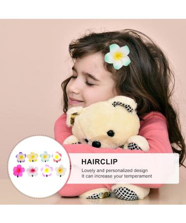 24 Pieces Hawaii Plumeria Clips - Bridal Wedding & Beach Hair Accessories - Buy Online on GoSupps.com