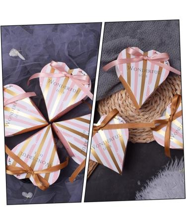 PRETYZOOM 10pcs Heart-shaped Wedding Candies Box Boxes Simple Candy Boxes Heart Shaped Sweets Boxes Love - Buy Online on GoSupps.com