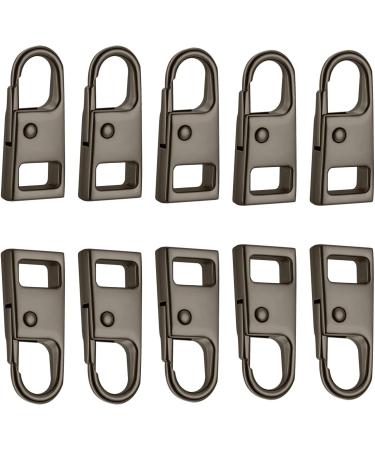 Zipper Pull Replacement - 10 Removable Zipper Pulls | Detachable Backpack Zipper Pulls | Zipper Replacement Slider | Versatile Sturdy Zipper Handle Fixer for Wallets Black Copper - Buy Online on GoSupps.com
