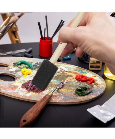 200 Pack 1 Foam Brush Sponge for Acrylics, Stains, Varnishes & Crafts - Buy Online on GoSupps.com