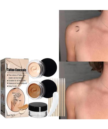 Blue Fish Cream for Hiding Tattoos Make-Up for Tattoos - Waterproof - Buy Online on GoSupps.com