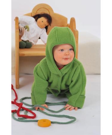 Disana Baby's Jumpsuit/Onesie 74-80 Lagoon - Organic Merino Wool Baby Playsuit - Buy Online on GoSupps.com