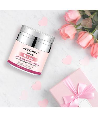 Eye Gel Best Eye Cream for Appearance of Dark Circles Puffiness Wrinkles and Bags. Super Eye Cream Moisturizer Serum for Men & Women (50ml) 50 ml - Buy Online on GoSupps.com