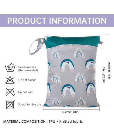 Eco-Friendly SeaUr Cloth Diaper Pockets - Washable & Reusable Organizer Bag for Travel Fitness Beaches - 30x40 cm (Color 12) - Buy Online on GoSupps.com