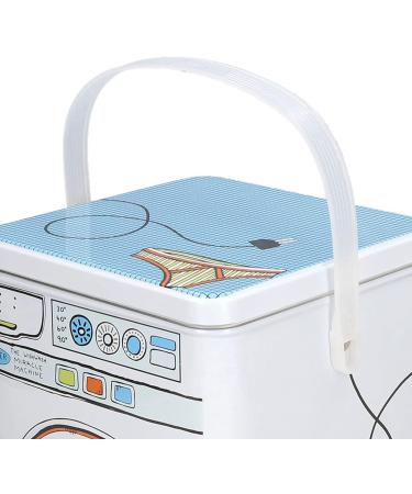 Weikeya Powder Detergent Container Glossy Rounded Corners Iron Material Cartoon Pattern Powdered Laundry Detergent Container for Storage - Buy Online on GoSupps.com