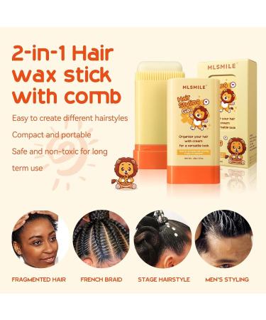 Cire Coiffante pour B b et Enfants avec Peigne Int gr - Stylo Anti-Frisottis Non Gras pour M ches Rebelles et Contours - Soin Capillaire Rafra chissant Set A - Buy Online on GoSupps.com