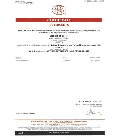 Uni Sapon Allround Concentrated Cleaner with Pure Nature Oil 3.0 L - Buy Online on GoSupps.com