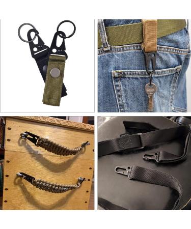 TRIWONDER Heavy Duty Snap Hooks - 1.25 Black (6-pack) for Paracord Outdoors Bag Backpack - Buy Online on GoSupps.com