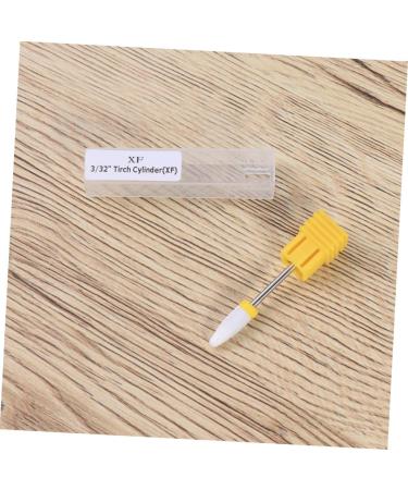 Beavorty Cuticle Drill Bit Nail Grinding Head nail bit nail polish grinding bit Fine Coarse Drill Bit Nail Art Supplies Nail File Bits nails drill bits nail drill bits head ceramics medium Yellow - Buy Online on GoSupps.com