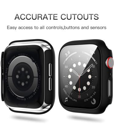 Haojavo 12 Pack Case for Apple Watch 44mm SE(2022) Series 6/5/4/SE(2019) - Tempered Glass Screen Protector with Scratch Resistant Bumper - iWatch Accessories (12 Pack-A) - Buy Online on GoSupps.com