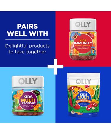 Olly Melatonin Gummies Razzberry - 60 Count | Sleep Aid & Restful Night - Buy Online on GoSupps.com