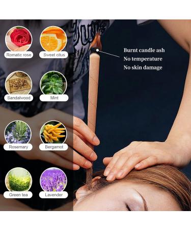 16 Pieces Natural Beeswax Ear Candles - Ear Wax Removal with Ear Cups & Protective Panes (8 Colors) - Buy Online on GoSupps.com