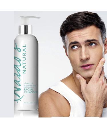 All Natural Facial Cleanser - Anti-Aging Face Wash with Vitamin C Activated Charcoal & Green Tea for All Skin Types - Vegan Makeup Remover Hydrating & Moisturizing - Buy Online on GoSupps.com