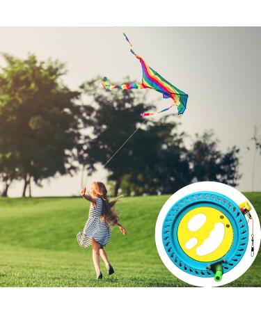 Seababoo 16 cm Kite Roll Cord Winch - Dragon Kite Roller Winder with 150m Line & Leash for Ultimate Flying Experience - Buy Online on GoSupps.com