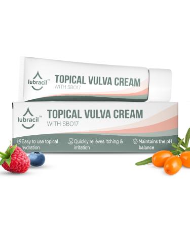 Vulva Moisture Cream - Daily Feminine Care Moisturizer Helping with Vaginal Dryness Burning Itching Lubrication & Comfort for Women Estrogen Free Non-GMO Omega-7 Vitamin E 1.76 Fl Oz 1 Pack 1.76 Fl Oz (Pack of 1)