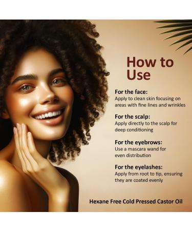 INFINA ESSENTIALS Castor Oil Cold Pressed Unrefined - Natural & Pure Castor Oil Nourishes Hair Skin Nails & Scalp - in Glass Bottle with Mascara Wand & Liner Brush for Eyelashes & Eyebrows - 4 fl oz - Buy Online on GoSupps.com