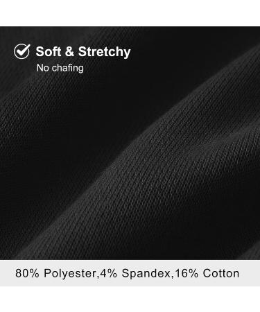 DIBAOLONG Women's Comfy Drawstring Bermuda Shorts with 3 Pockets - Black, Large - Buy Online on GoSupps.com